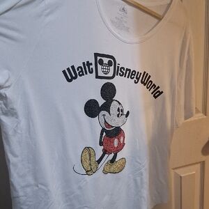 Disney Black and White Long Sleeve Graphic Tee
